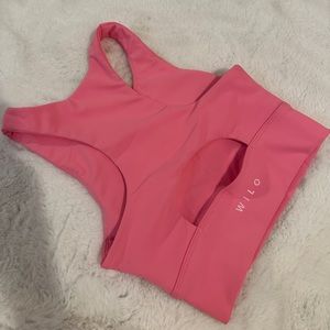 Cute Pink Sports Bra Never Used Size Small